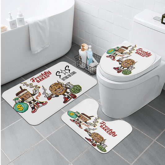 Freshly Baked 4/20 Edition Bath Room Toilet Set