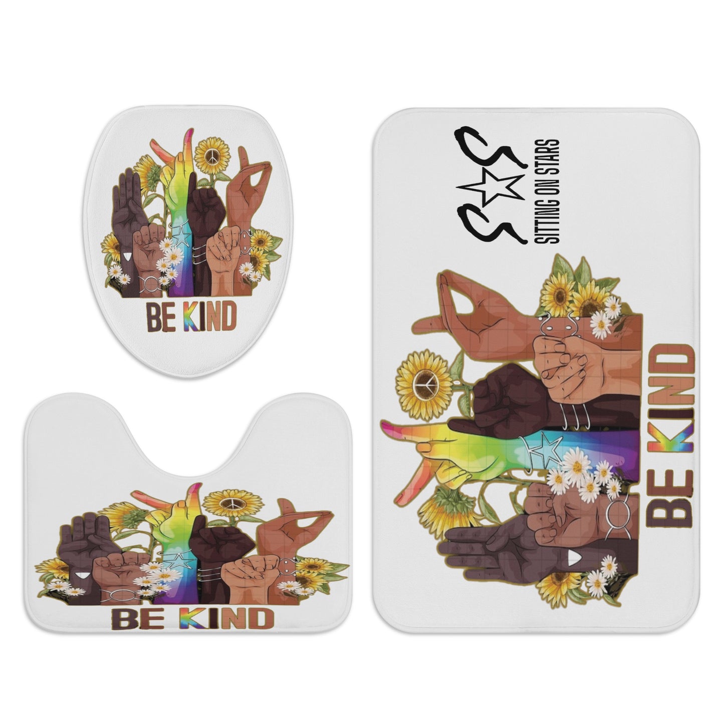 Be Kind (Pride Edition) Bath Room Toilet Set