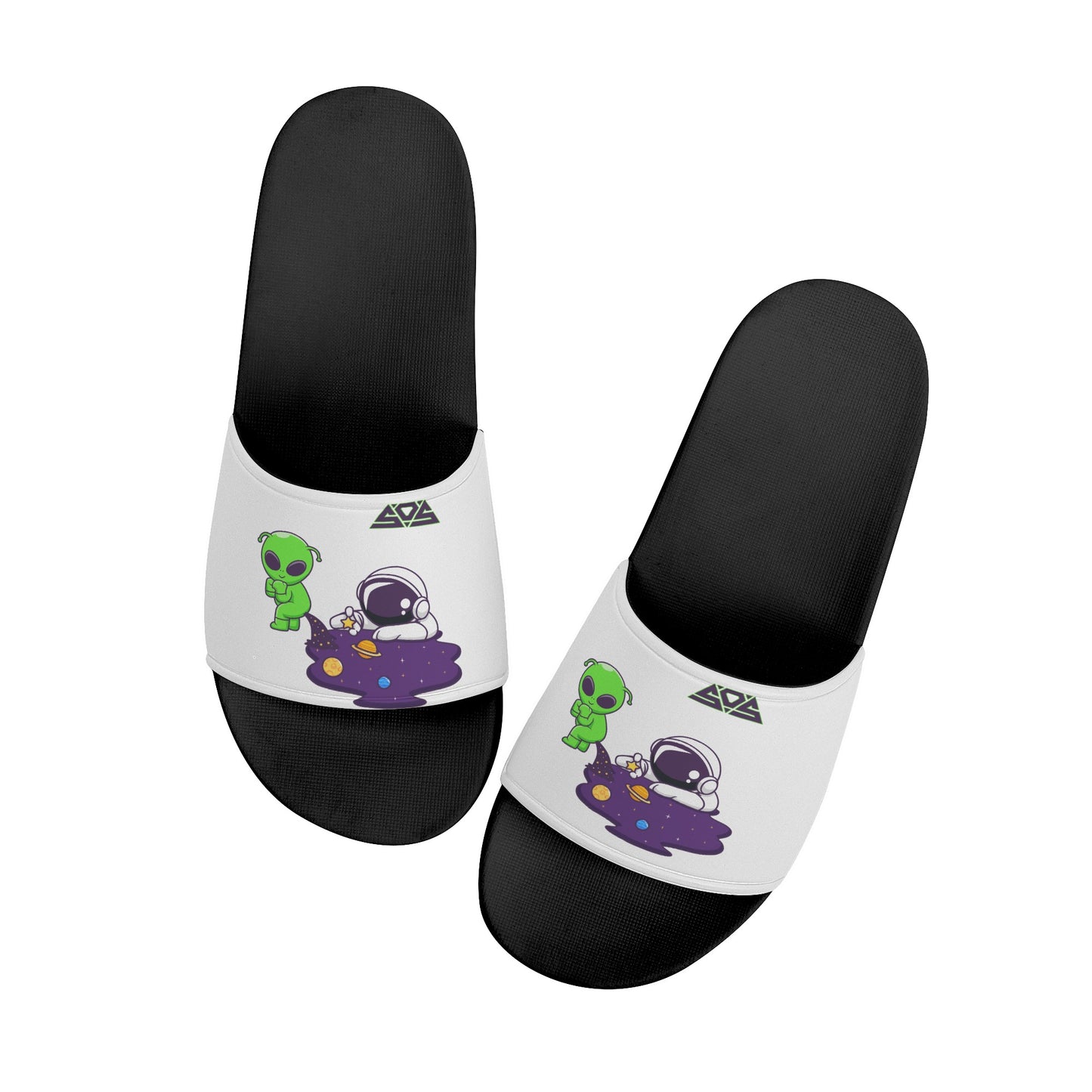 Space Alien Women's Slides