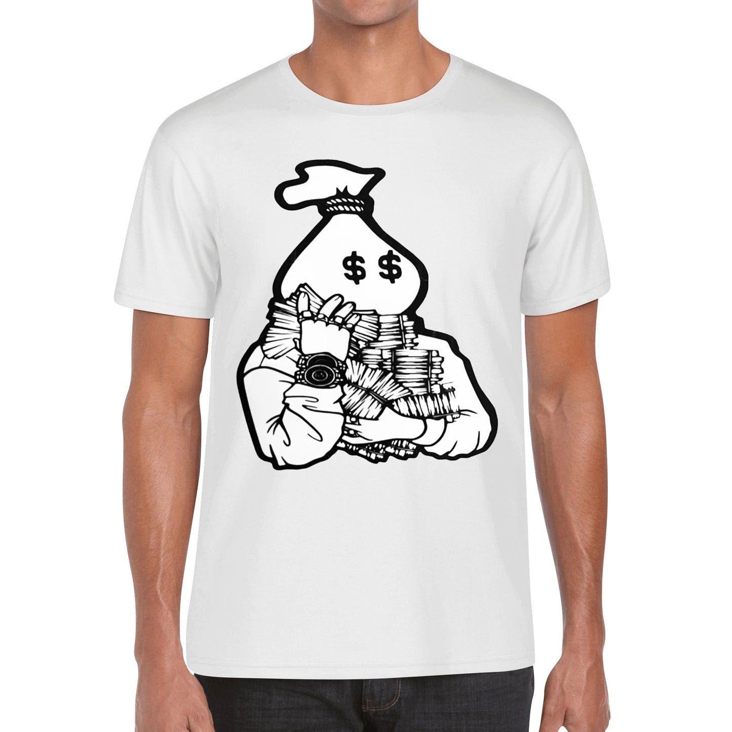 Money Man Men's Cotton T Shirt