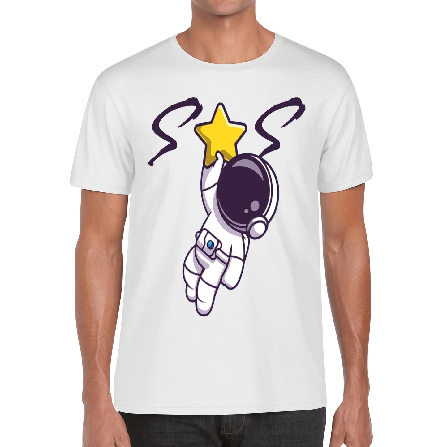 Space Man 23 Men's Cotton T Shirt