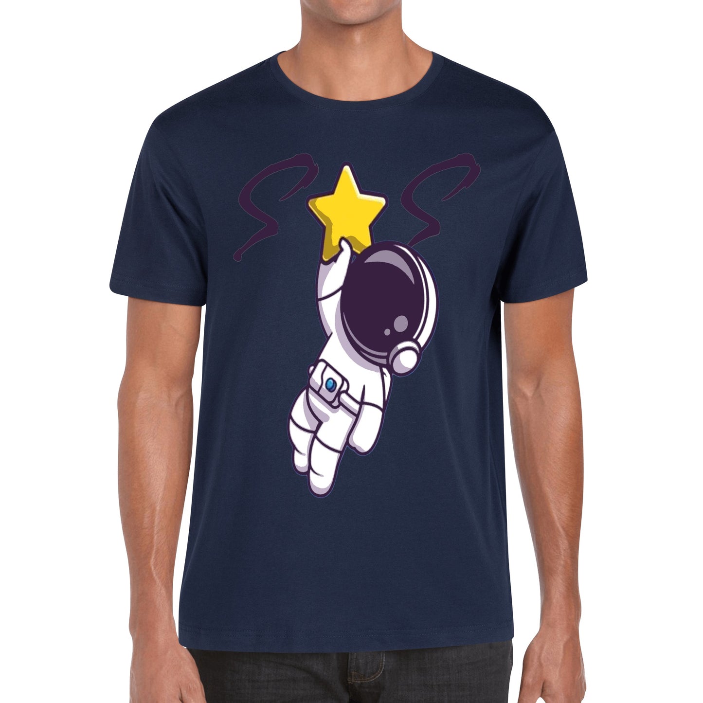 Space Man 23 Men's Cotton T Shirt