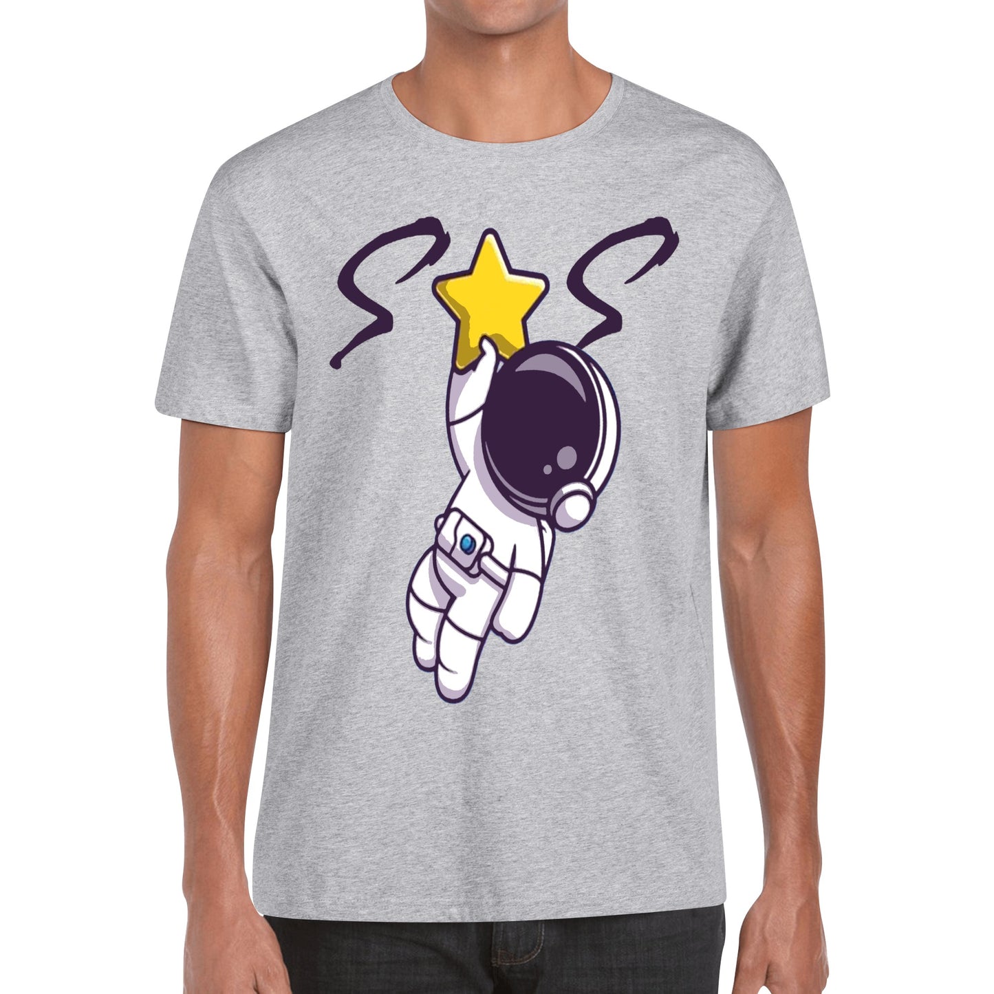 Space Man 23 Men's Cotton T Shirt