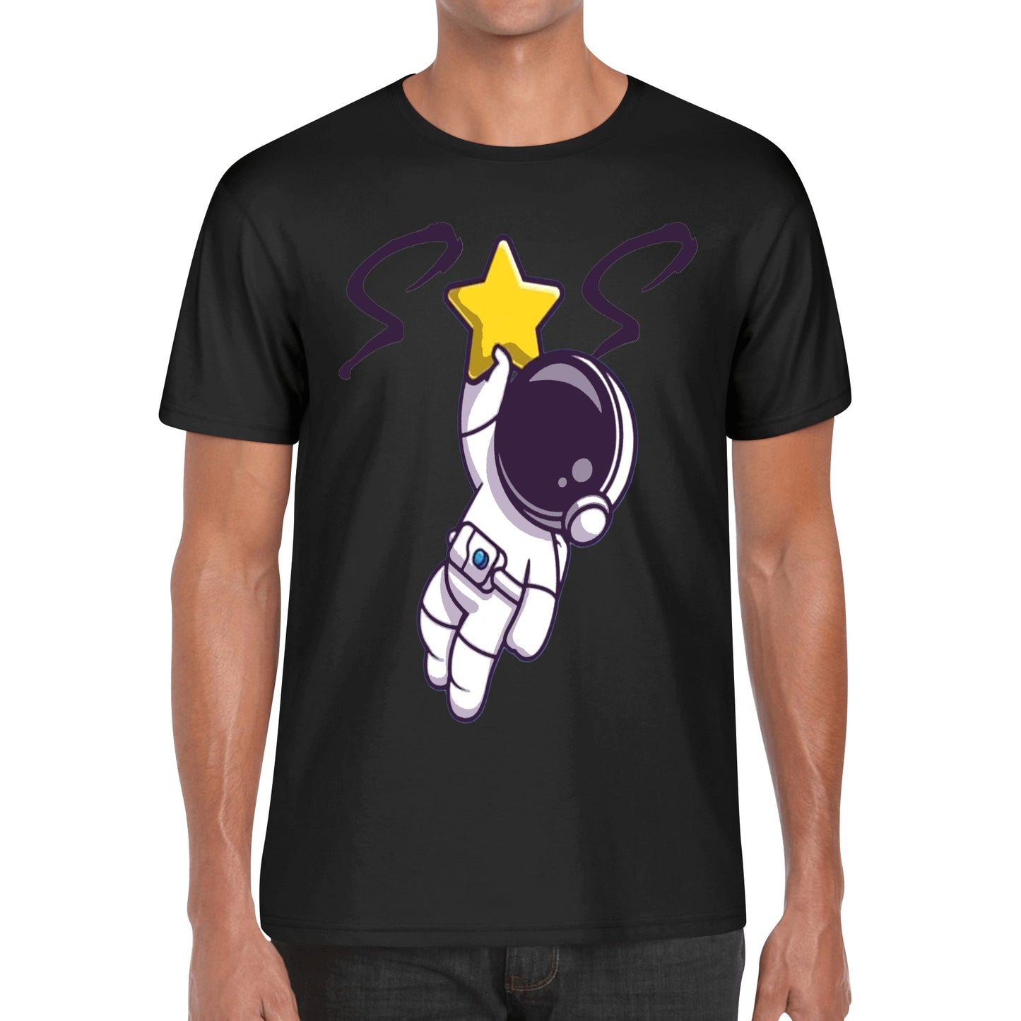 Space Man 23 Men's Cotton T Shirt