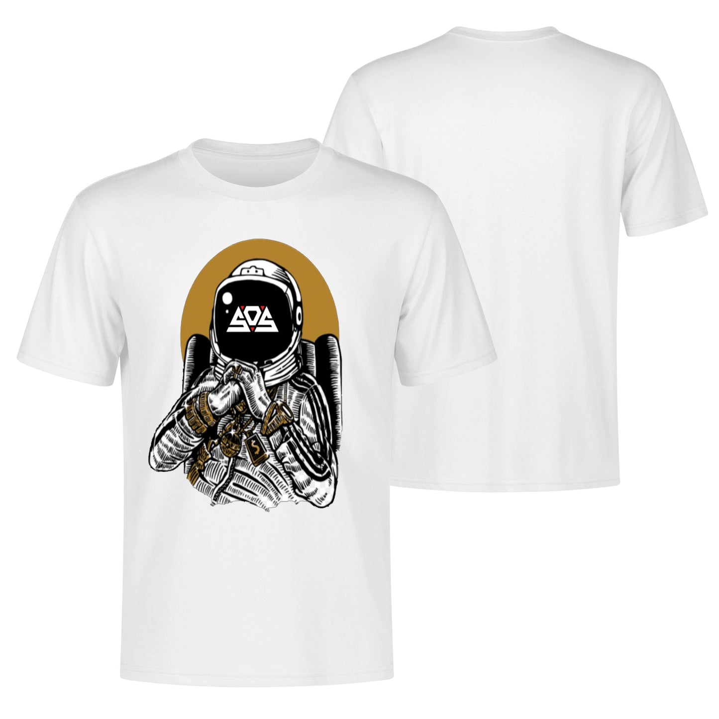 Astronaut Money Men's Cotton T Shirt