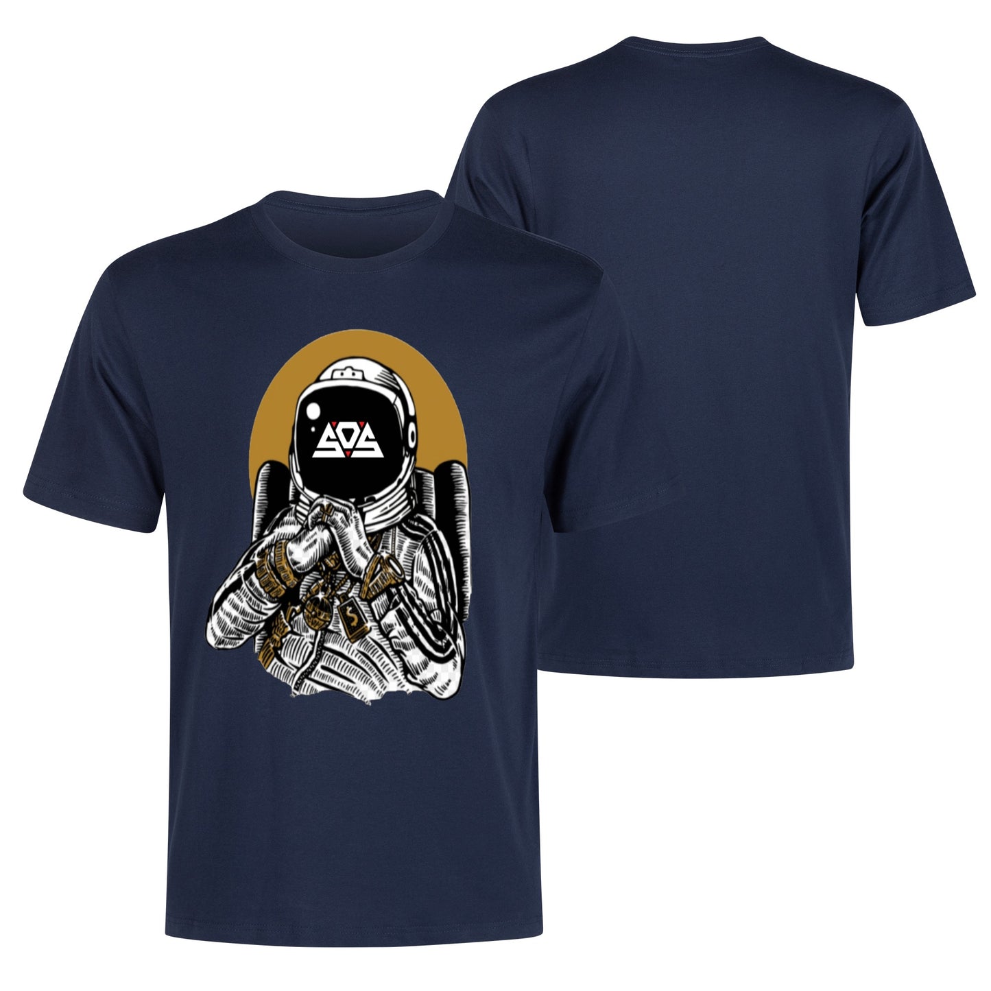 Astronaut Money Men's Cotton T Shirt