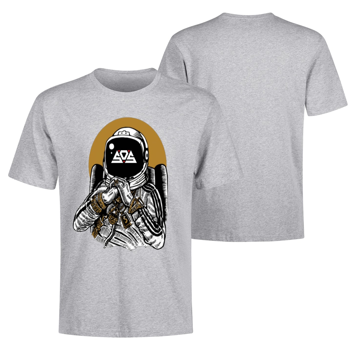 Astronaut Money Men's Cotton T Shirt