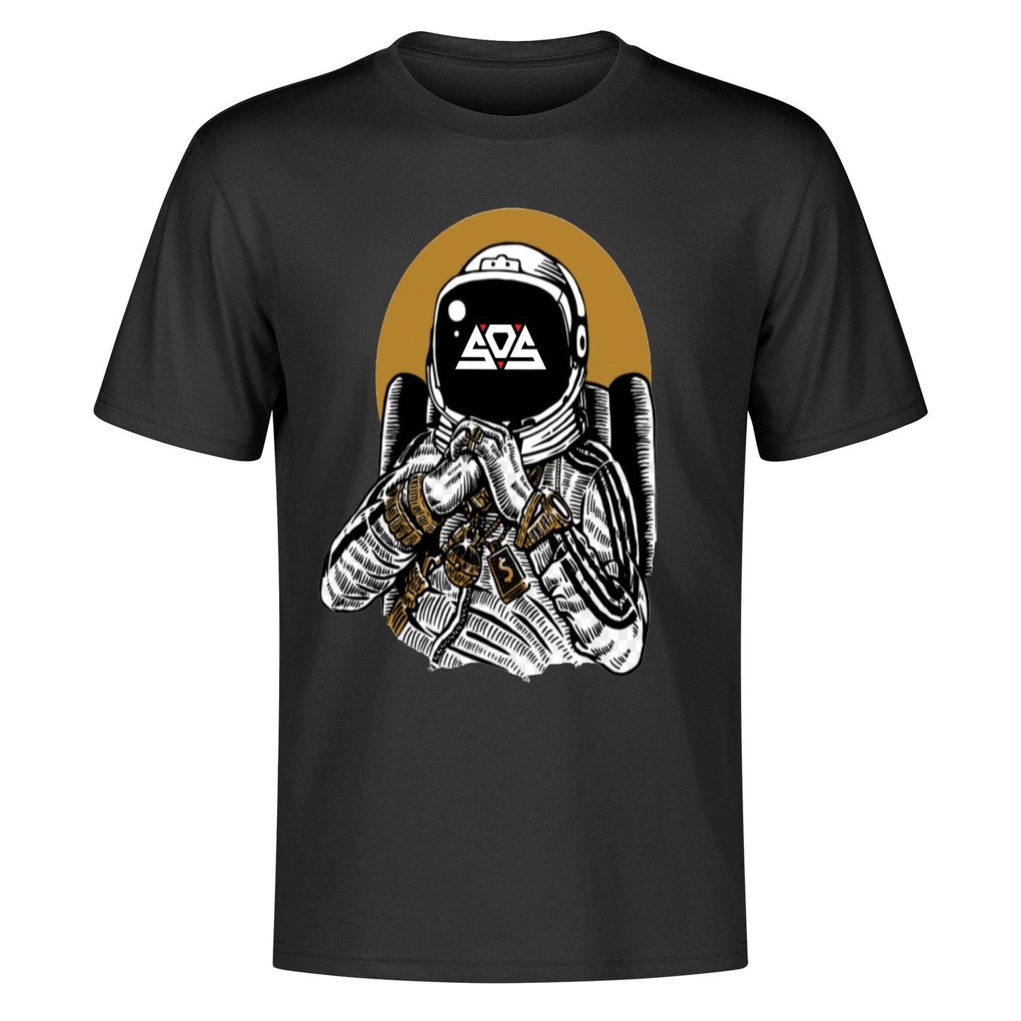 Astronaut Money Men's Cotton T Shirt