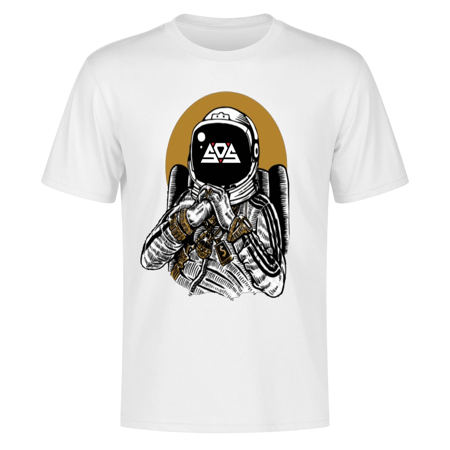 Astronaut Money Men's Cotton T Shirt