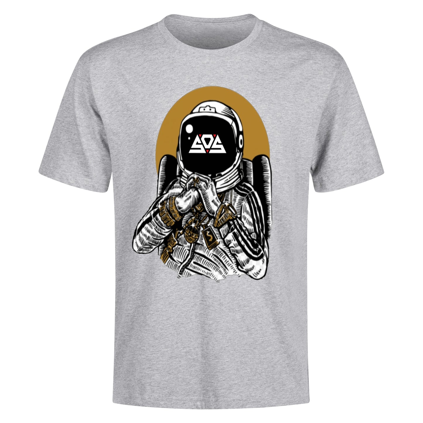 Astronaut Money Men's Cotton T Shirt