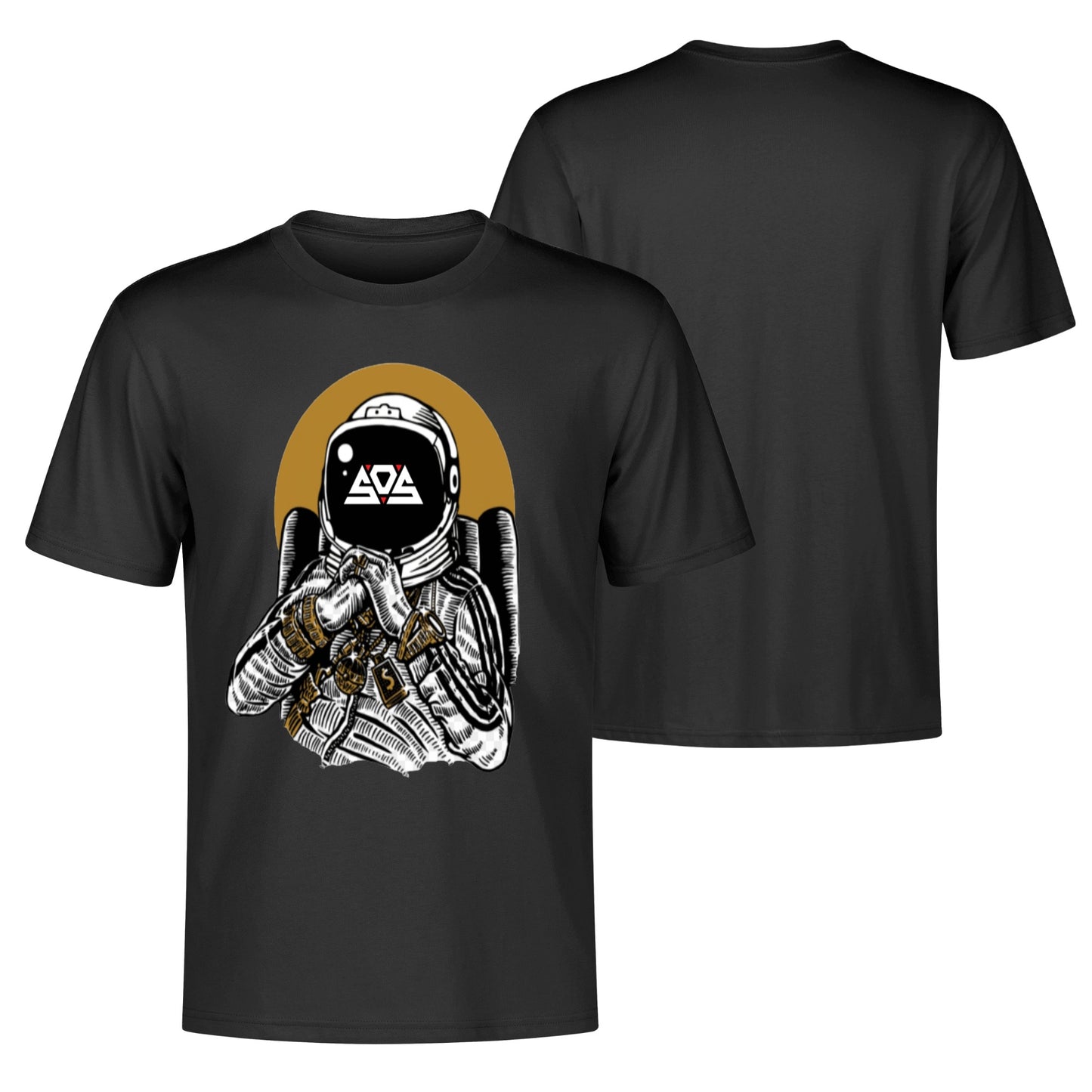 Astronaut Money Men's Cotton T Shirt