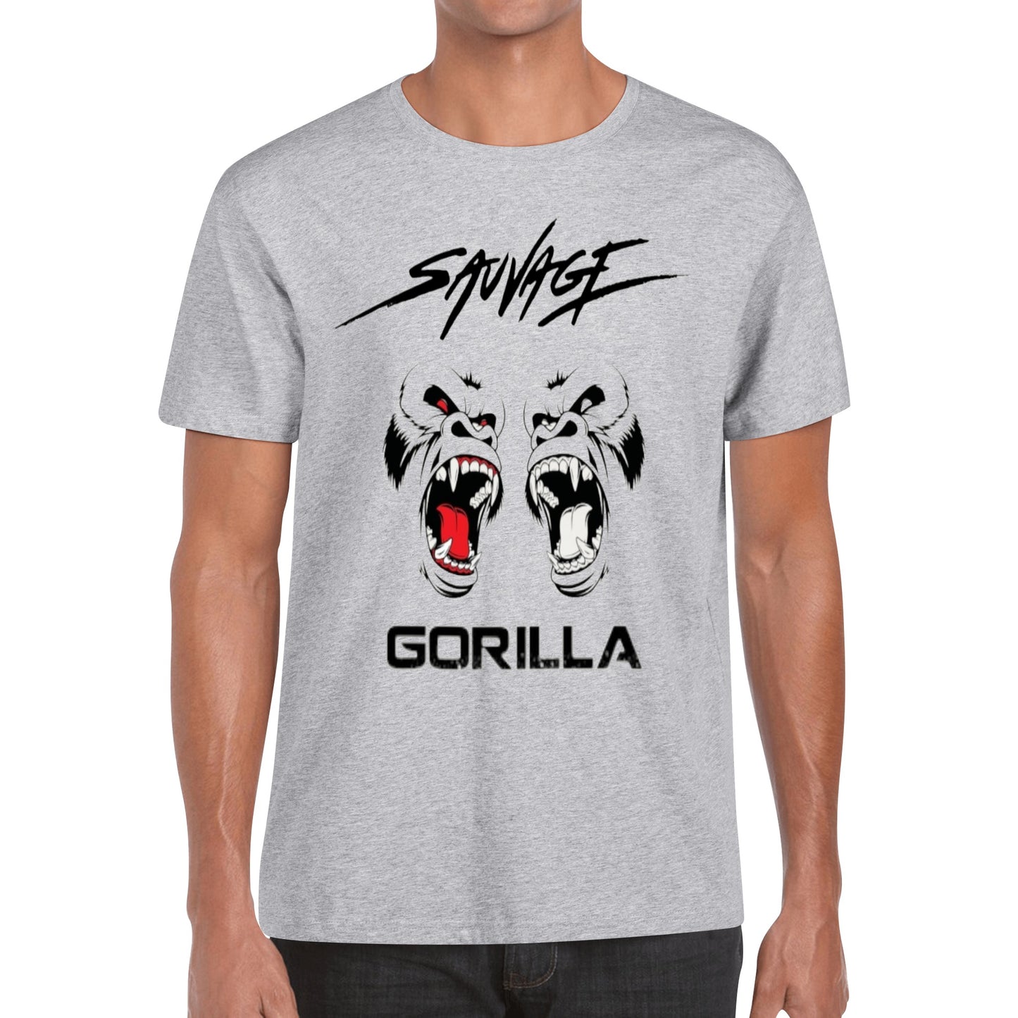 Sauvage  Gorilla Men's Cotton T Shirt