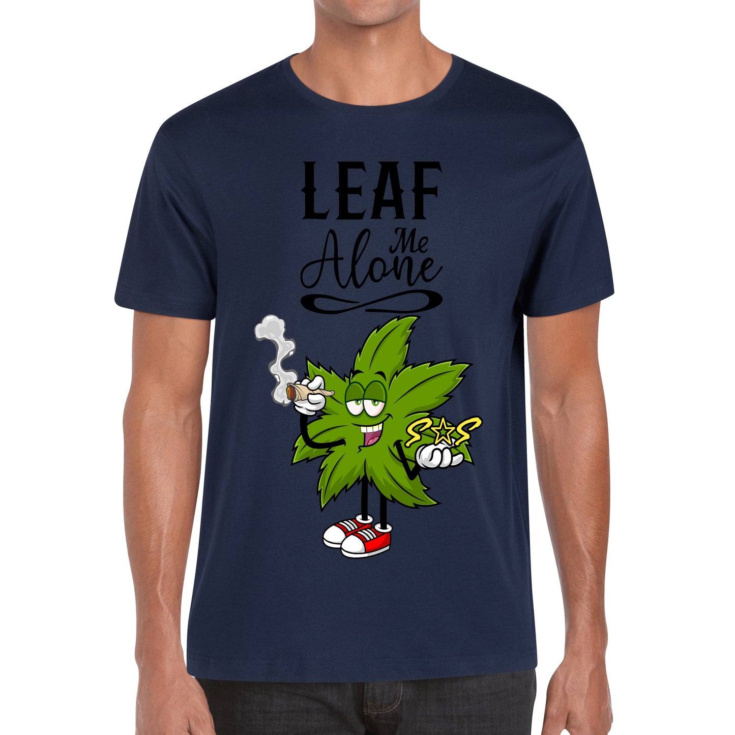 Leaf Me Alone 4/20 Edition Men's Cotton T Shirt