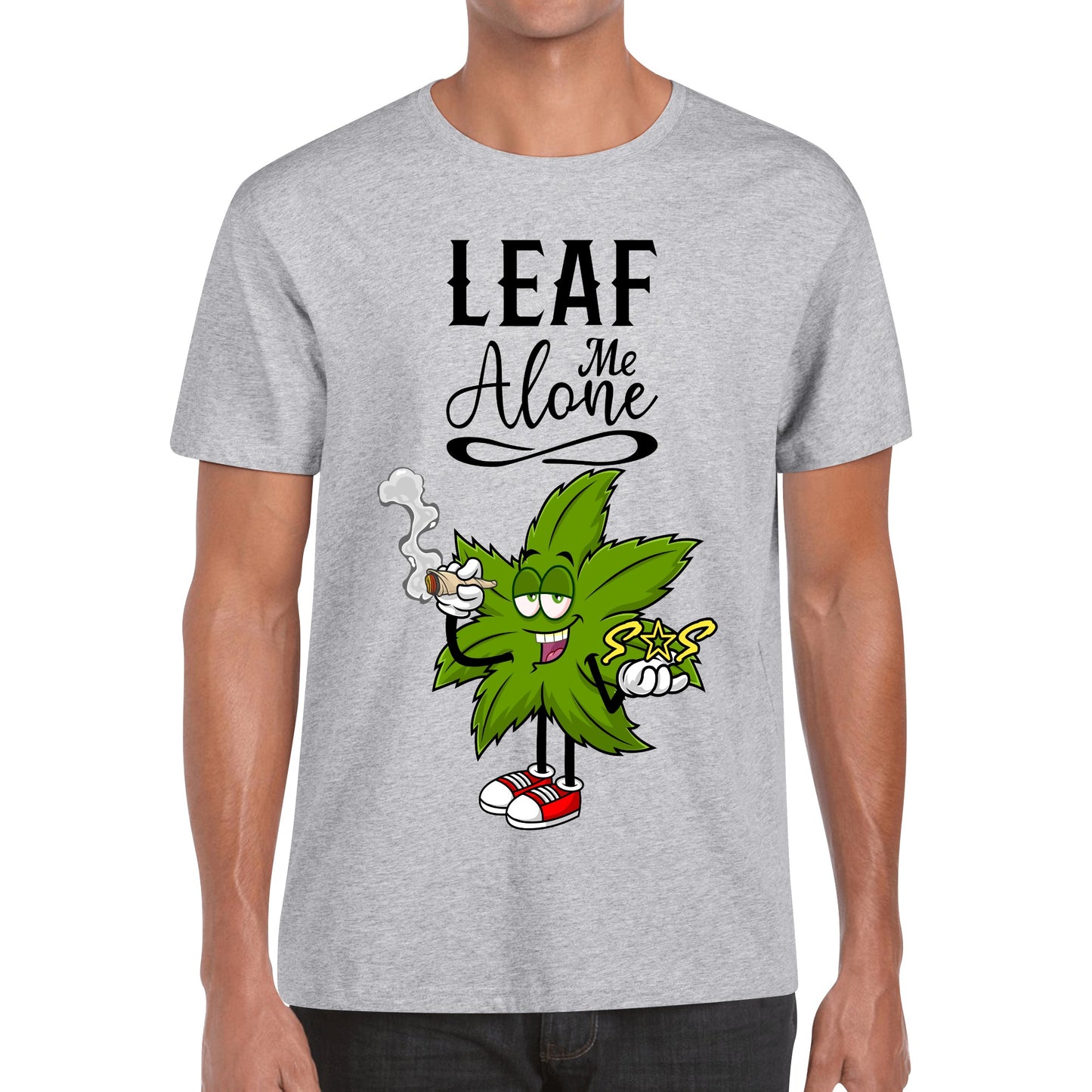 Leaf Me Alone 4/20 Edition Men's Cotton T Shirt