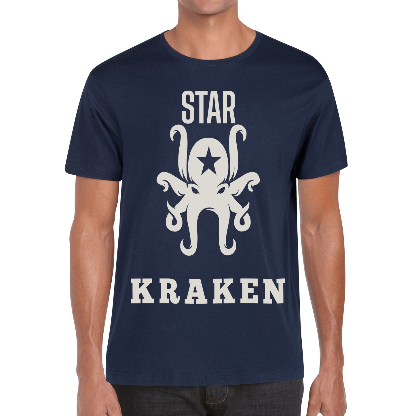 Star Kraken Men's Cotton T Shirt