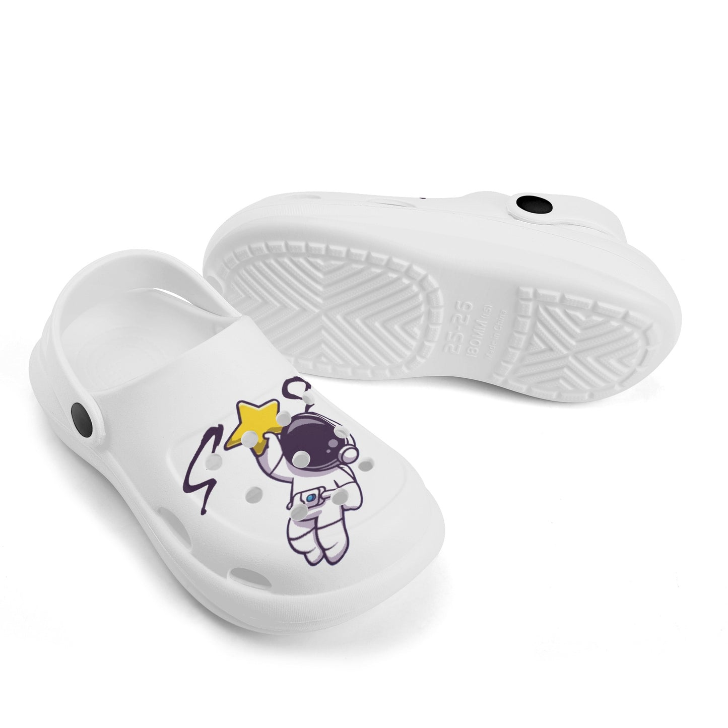 Space Man 23 Kid's Classic Clogs