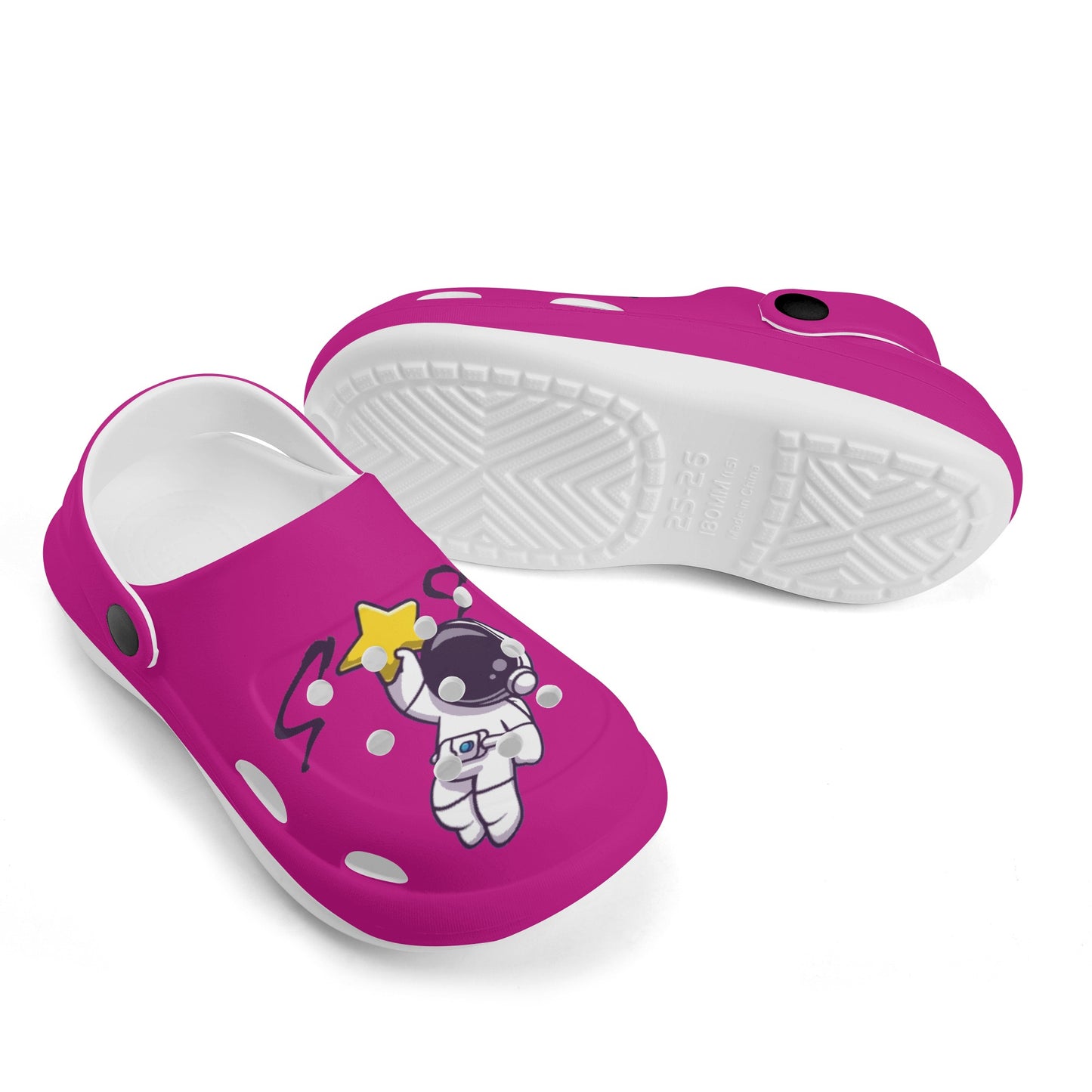 Space Man 23 Kid's Classic Clogs