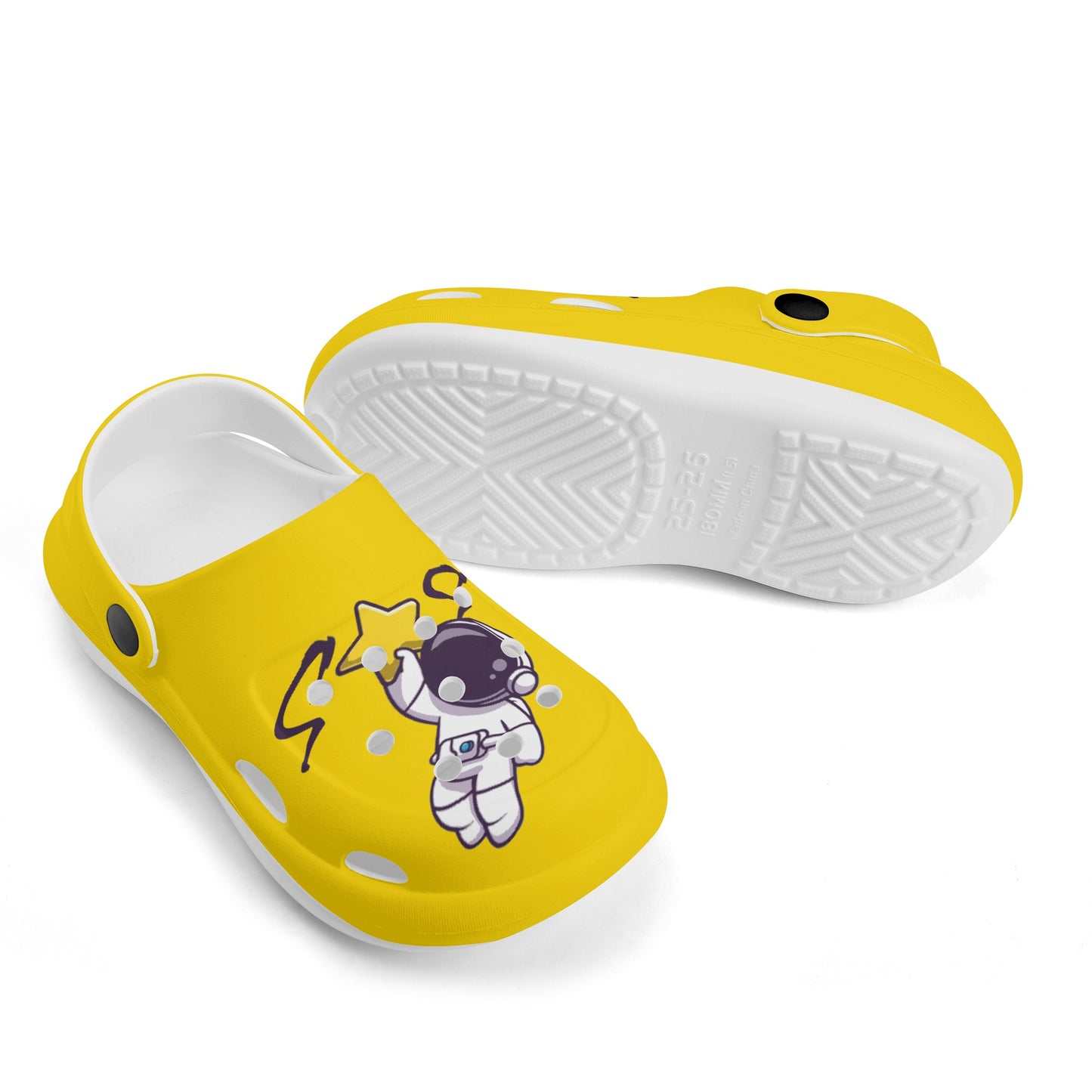 Space Man 23 Kid's Classic Clogs