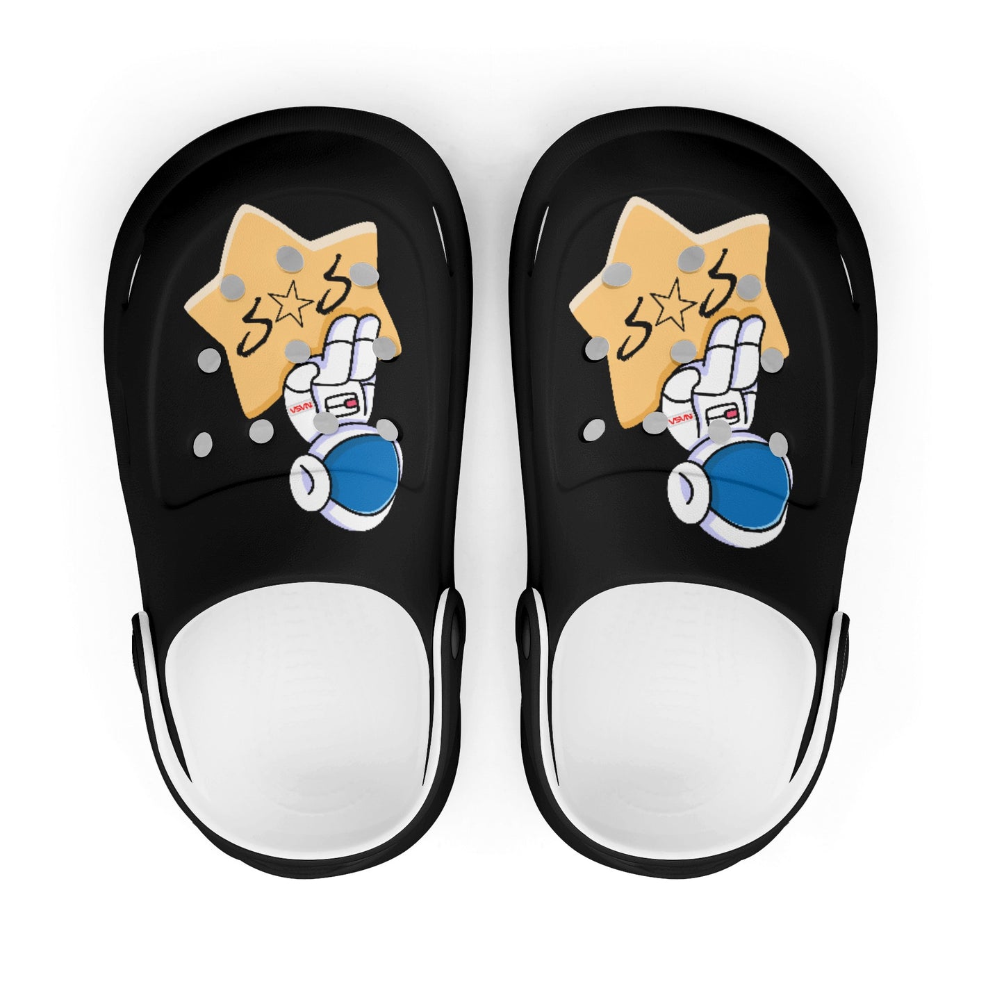 S.O.S Astronaut Kid's Classic Clogs