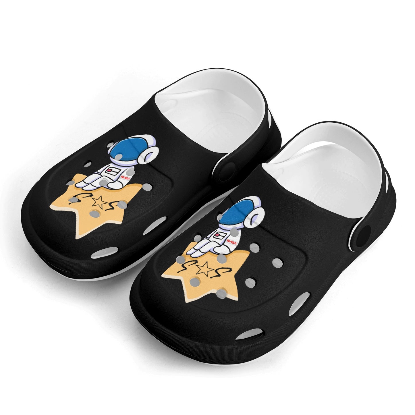 S.O.S Astronaut Kid's Classic Clogs