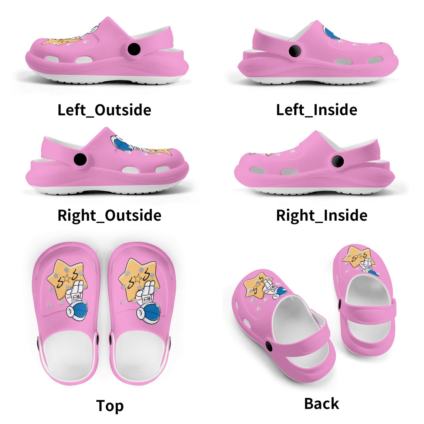 S.O.S Astronaut Kid's Classic Clogs