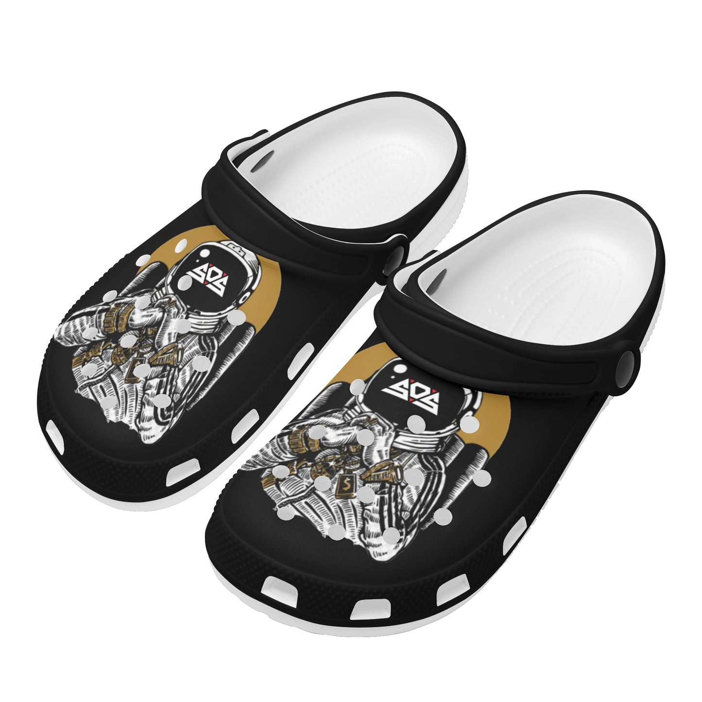 Astronaut Money Men's Classic Clogs