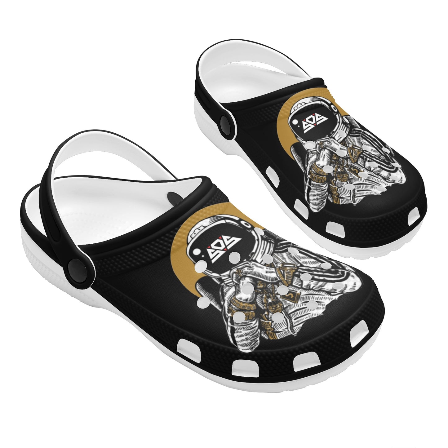 Astronaut Money Men's Classic Clogs