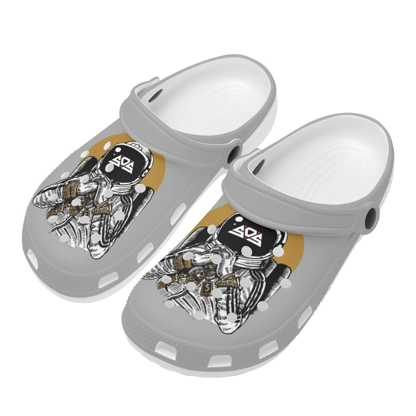 Astronaut Money Men's Classic Clogs