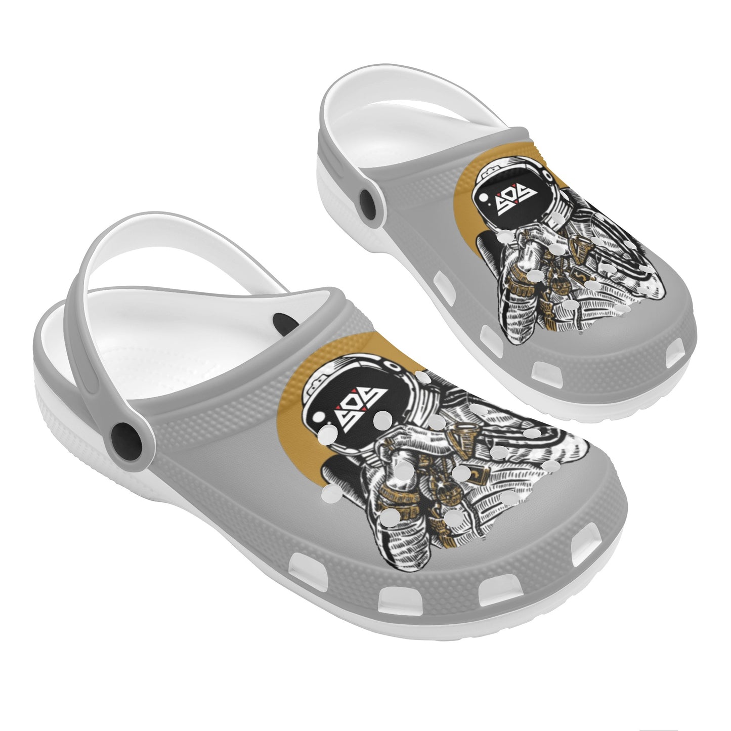 Astronaut Money Men's Classic Clogs