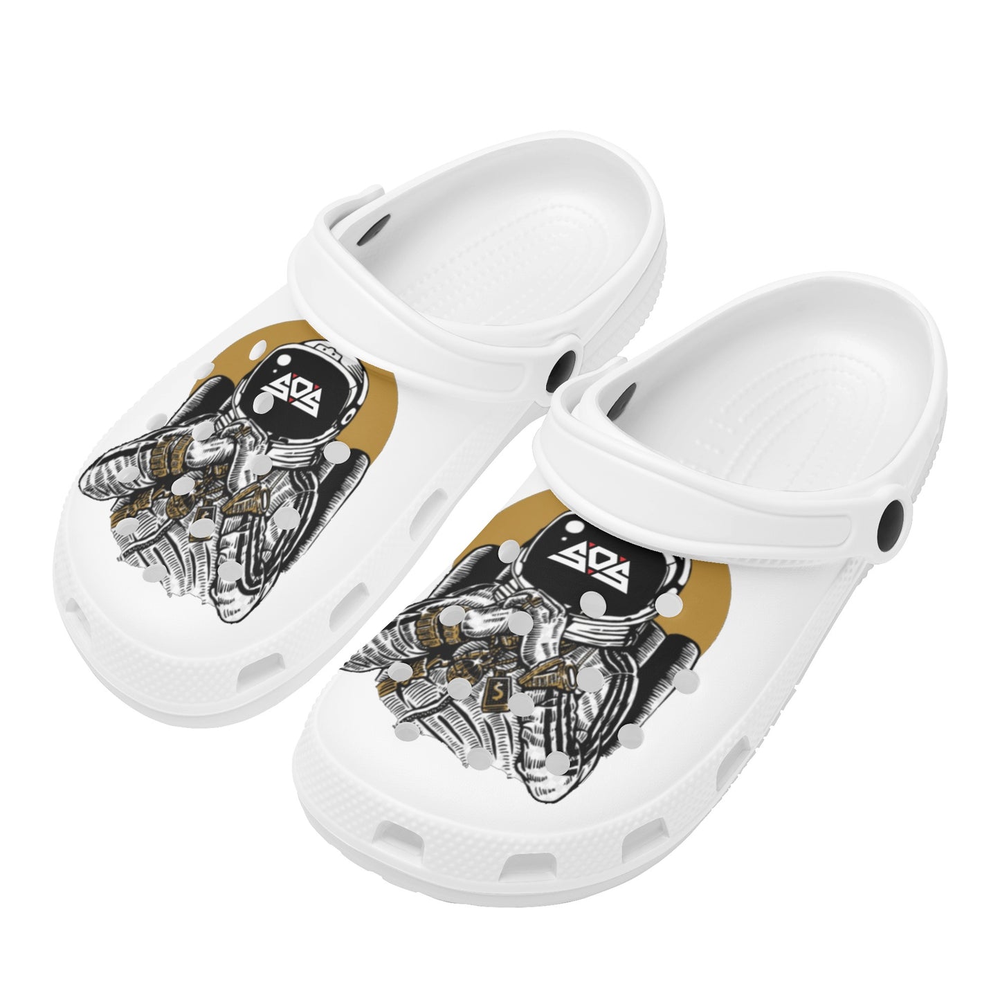 Astronaut Money Men's Classic Clogs