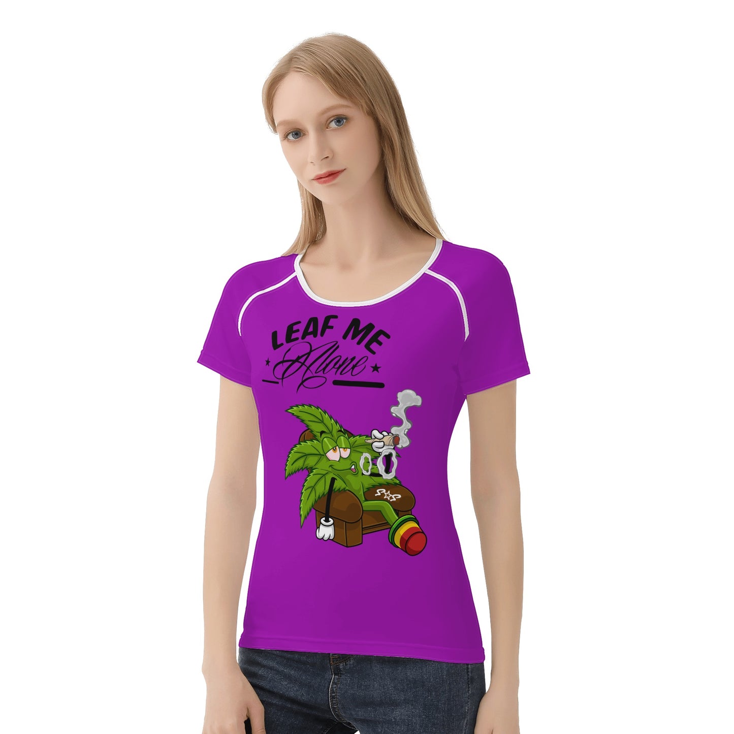 Leaf Me Alone 4/20 Edition Women's  T shirt