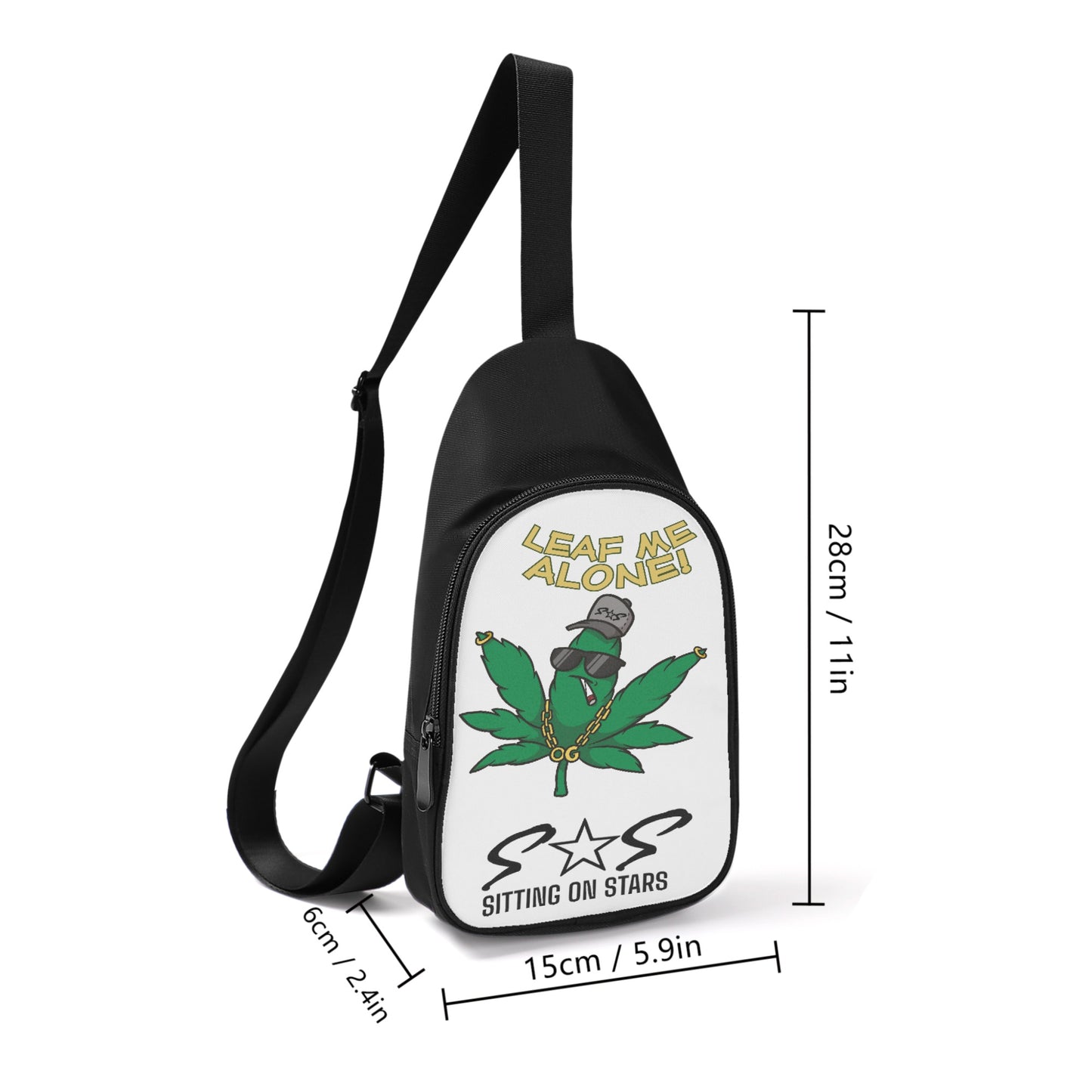 Leaf Me Alone  4/20  Special Edition Chest Bag