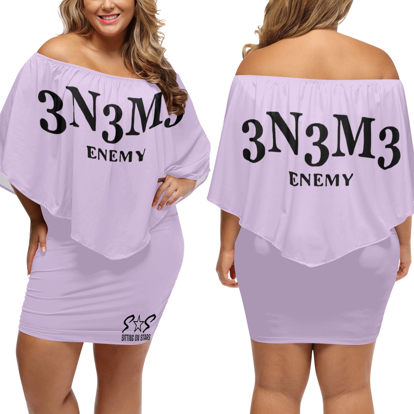 3.N.3.M.3 Enemy Women's Off-the-shoulder Tube Dress