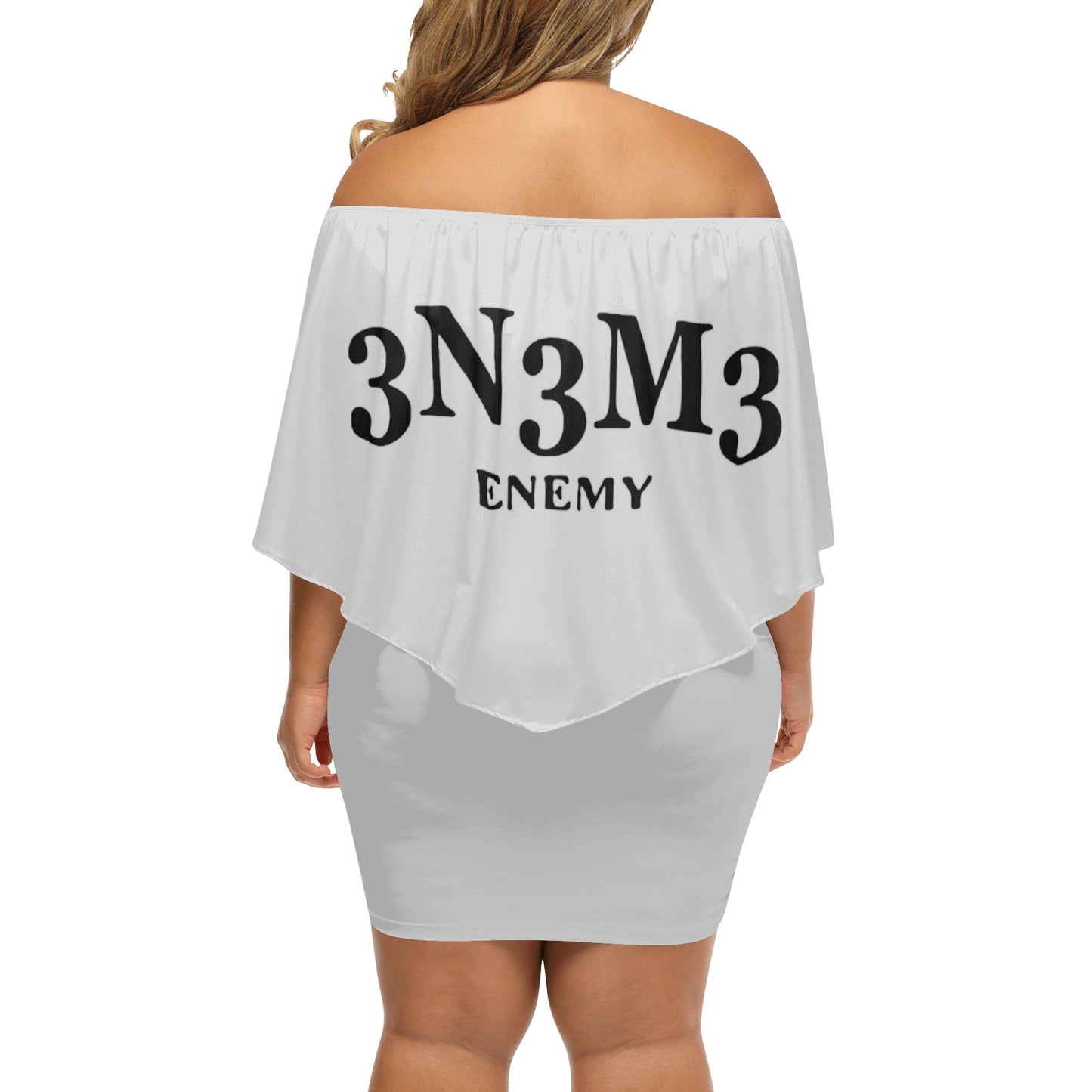 3.N.3.M.3 Enemy Women's Off-the-shoulder Tube Dress