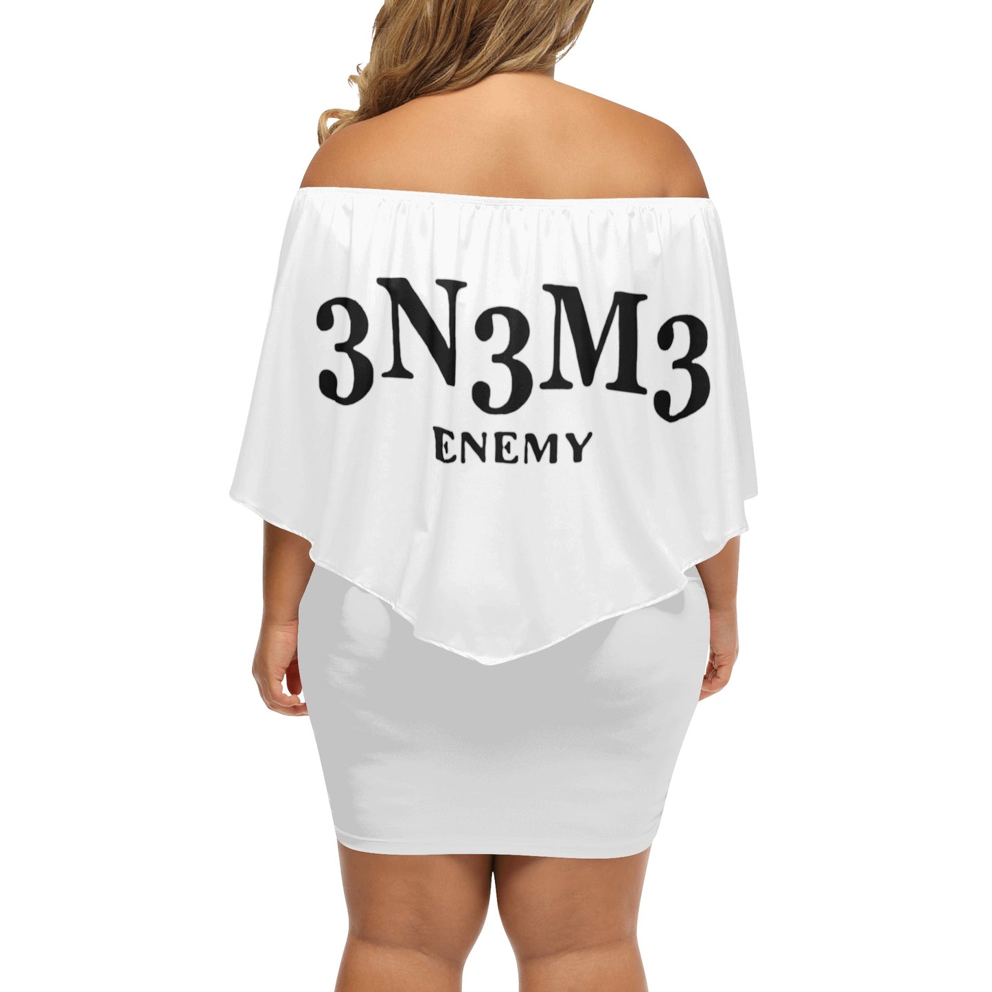 3.N.3.M.3 Enemy Women's Off-the-shoulder Tube Dress