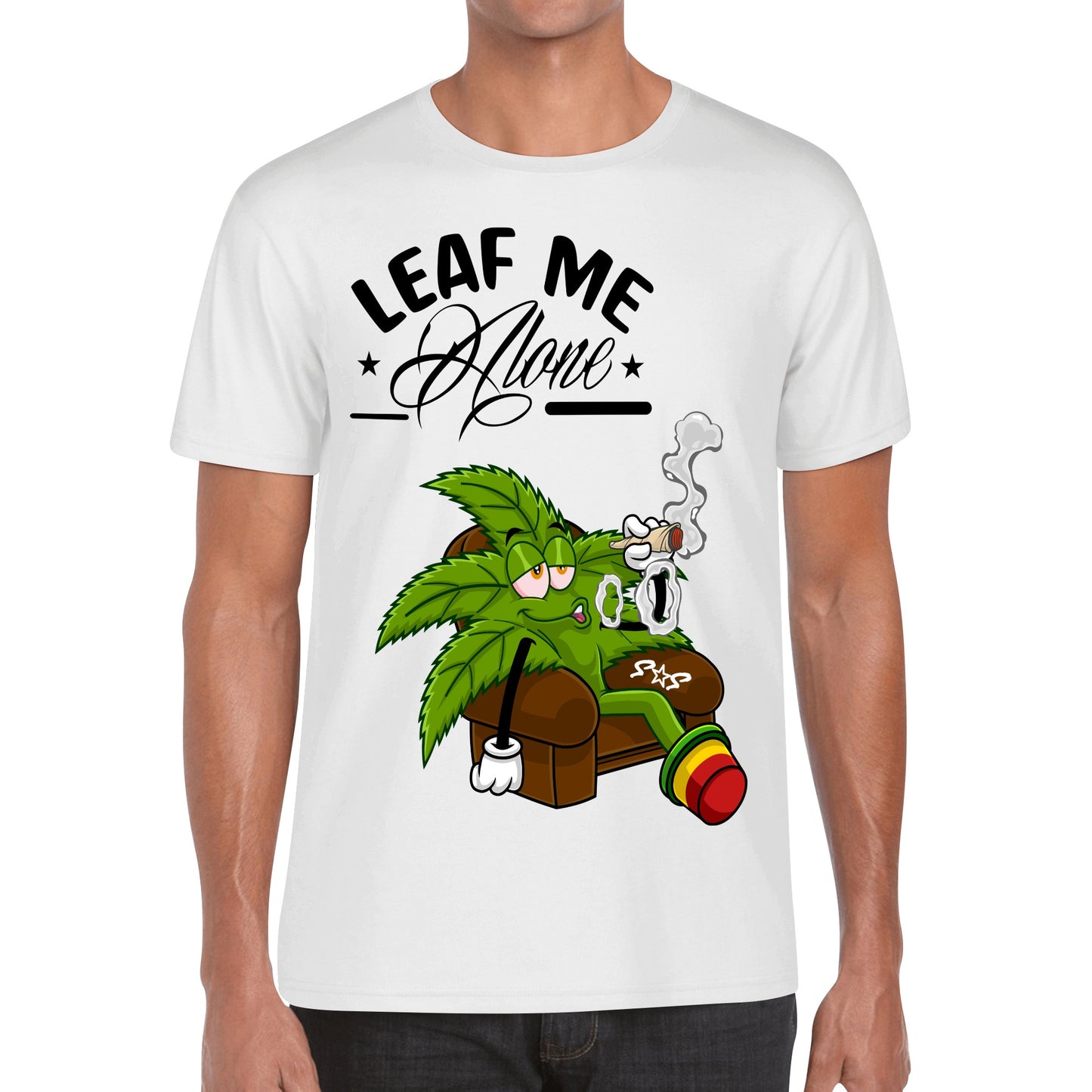 Leaf Me Alone 4/20 Edition Men's Cotton T Shirt