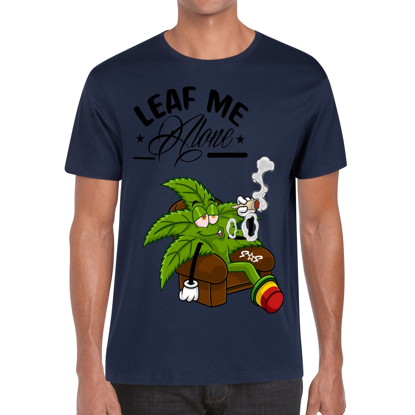 Leaf Me Alone 4/20 Edition Men's Cotton T Shirt