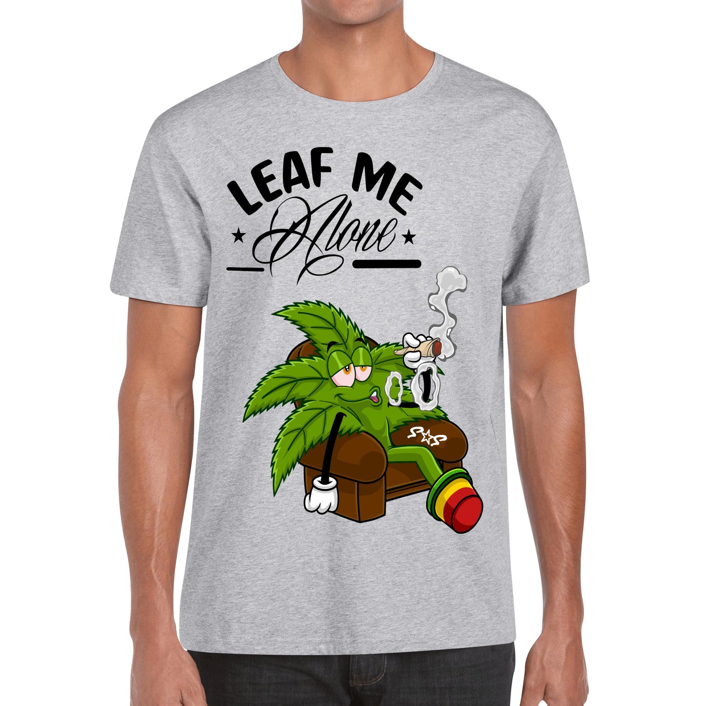 Leaf Me Alone 4/20 Edition Men's Cotton T Shirt