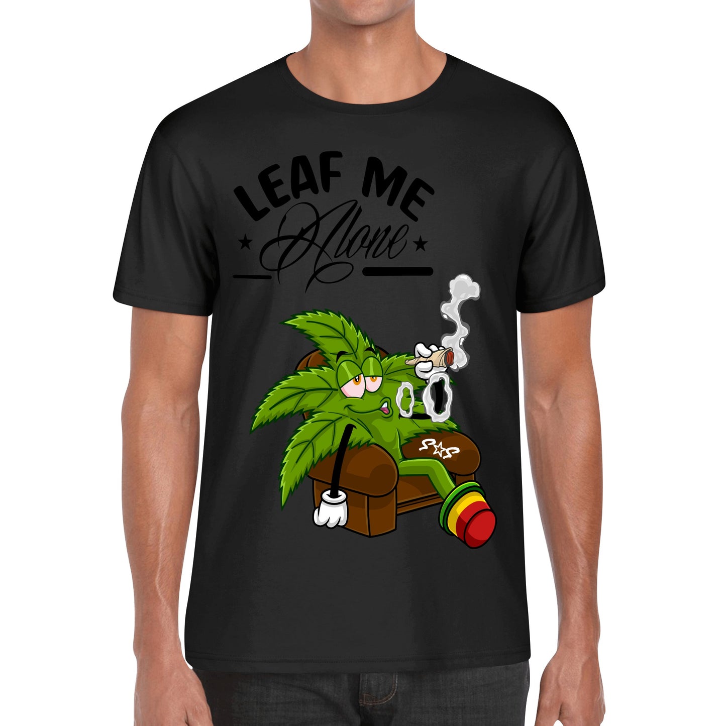 Leaf Me Alone 4/20 Edition Men's Cotton T Shirt