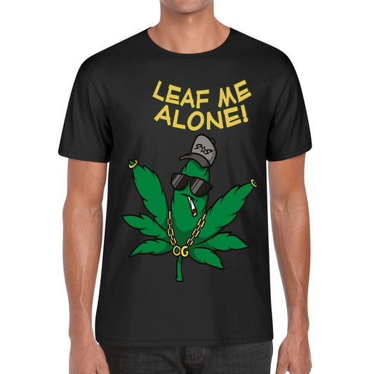 Leaf Me Alone 4/20 Edition Men's Cotton T Shirt