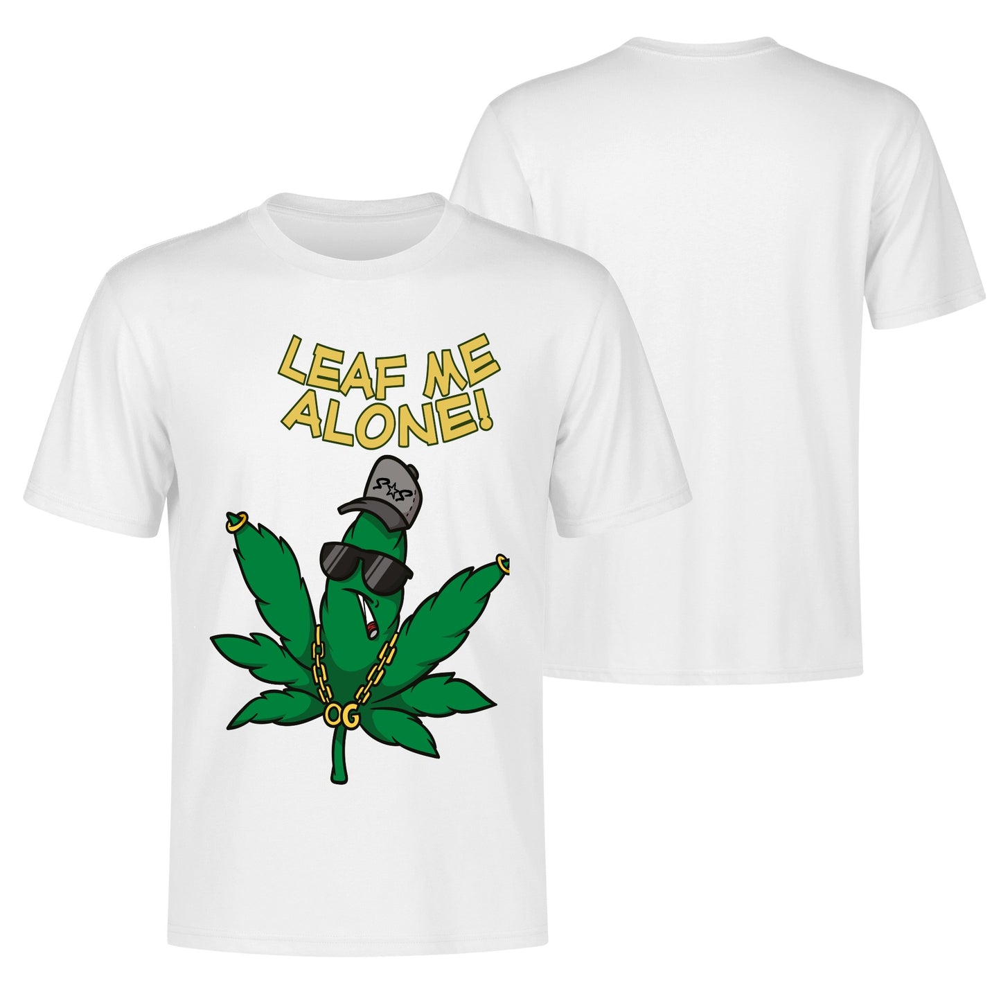 Leaf Me Alone 4/20 Edition Men's Cotton T Shirt