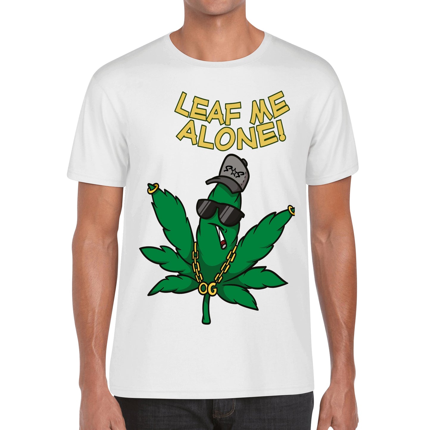 Leaf Me Alone 4/20 Edition Men's Cotton T Shirt