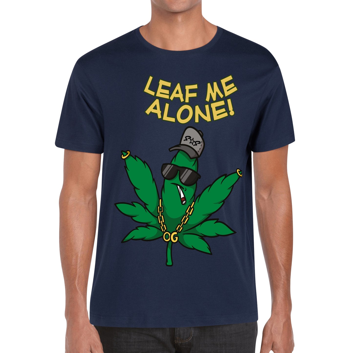 Leaf Me Alone 4/20 Edition Men's Cotton T Shirt