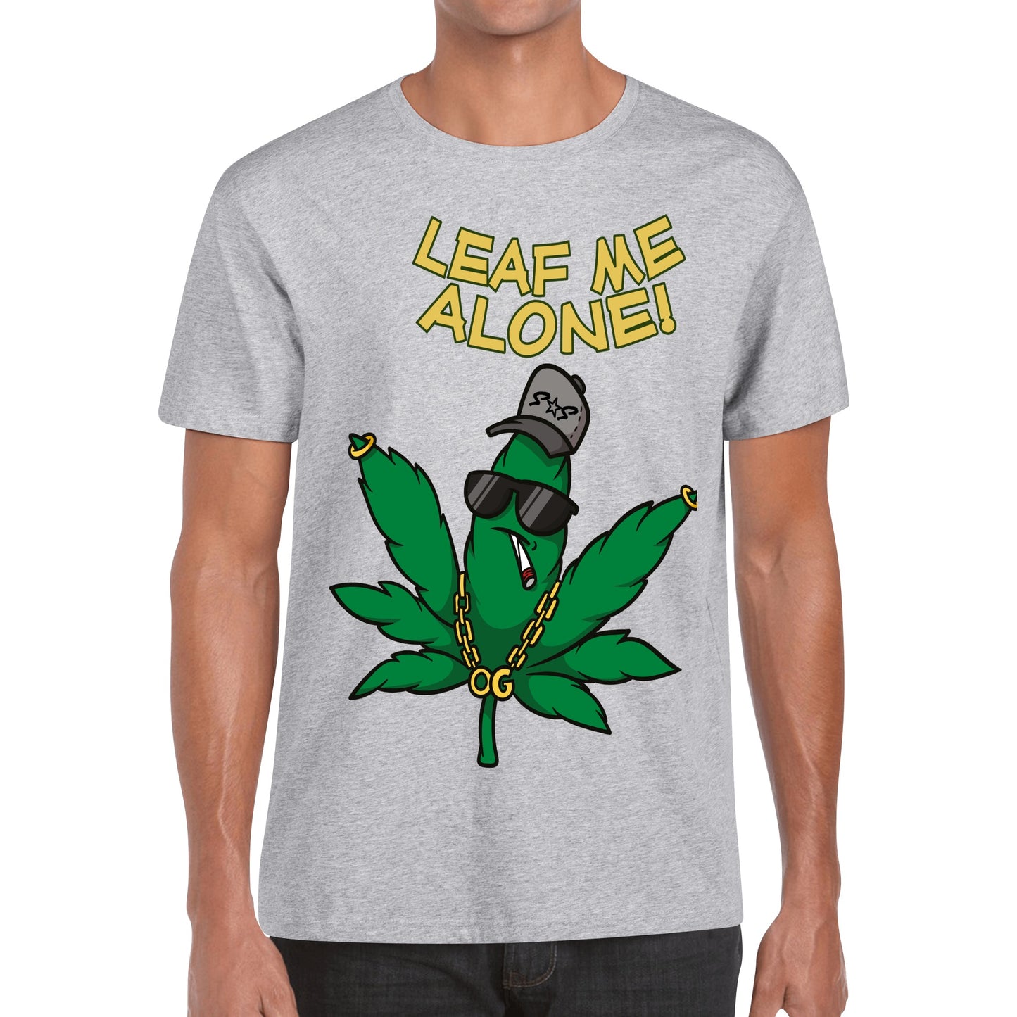 Leaf Me Alone 4/20 Edition Men's Cotton T Shirt