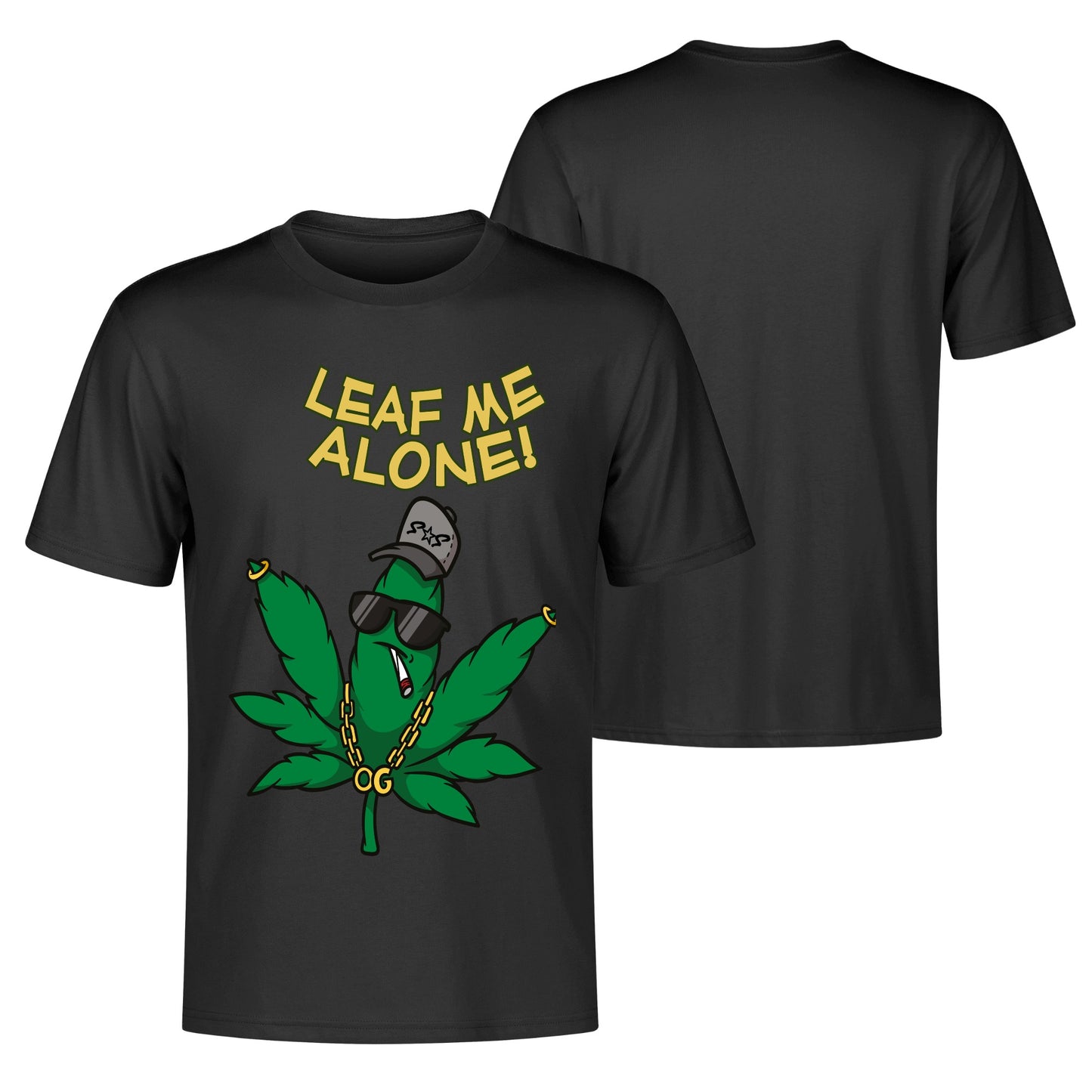 Leaf Me Alone 4/20 Edition Men's Cotton T Shirt