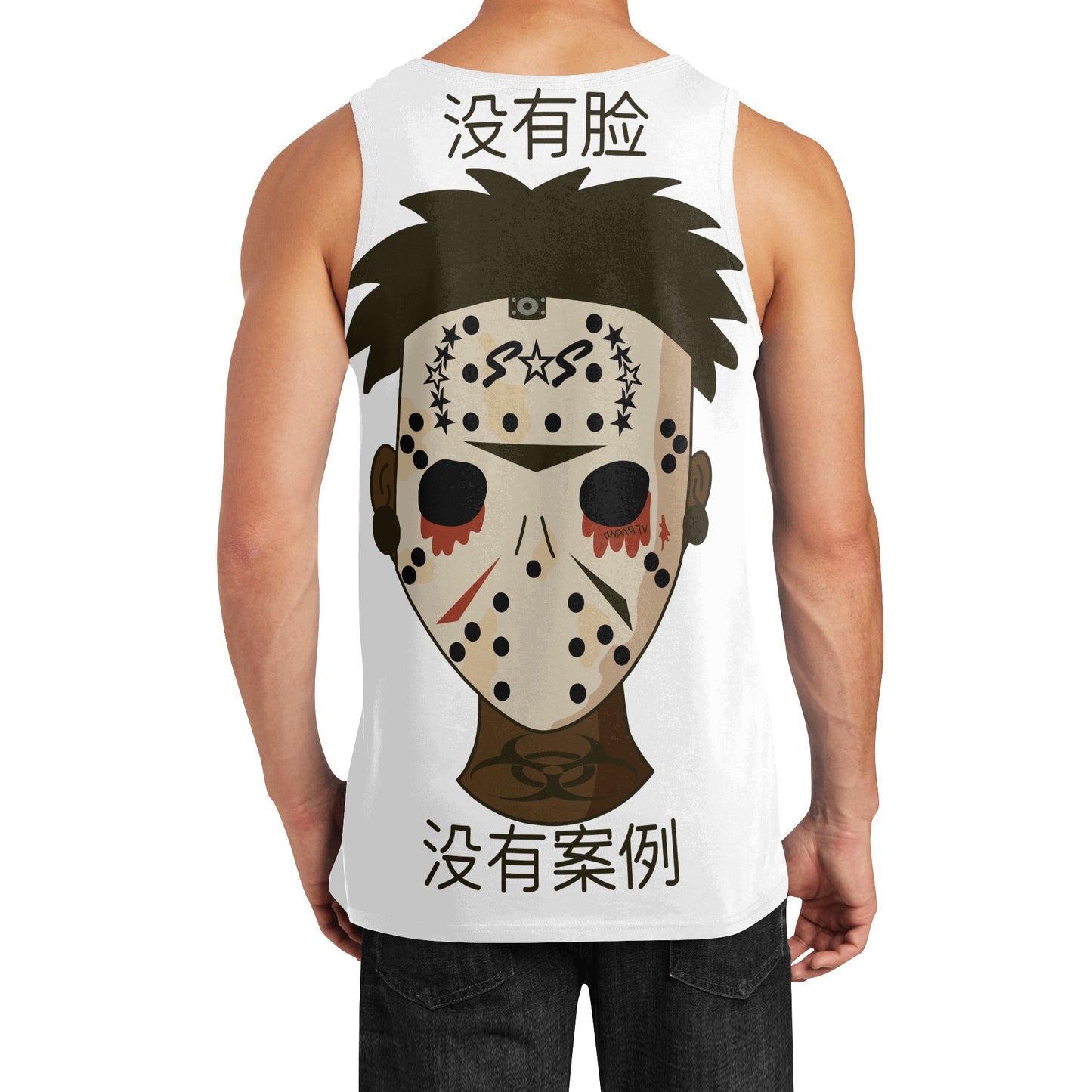 3.N.3.M.3 Enemy X No Face, No Case Men's Vest Shirt