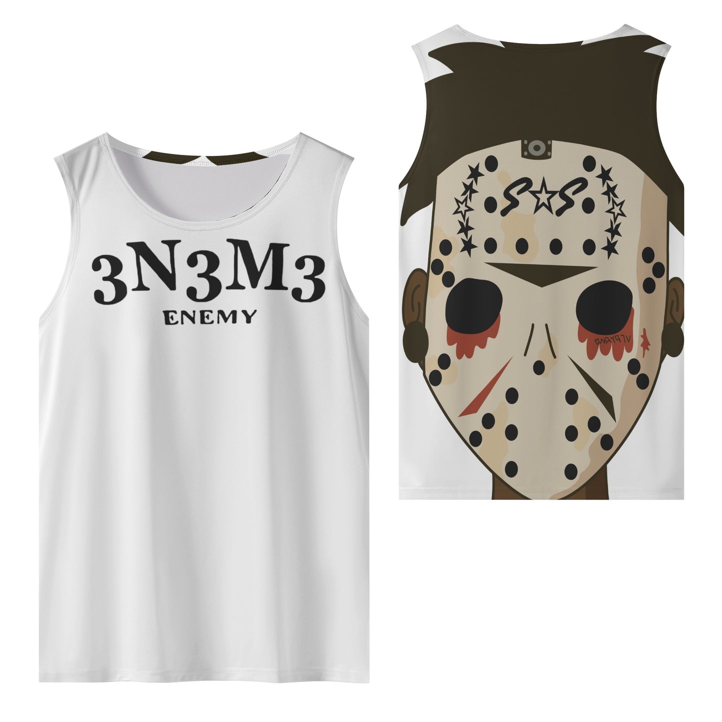 No Face, No Case X 3.N.3.M.3 Enemy Men's Vest Shirt