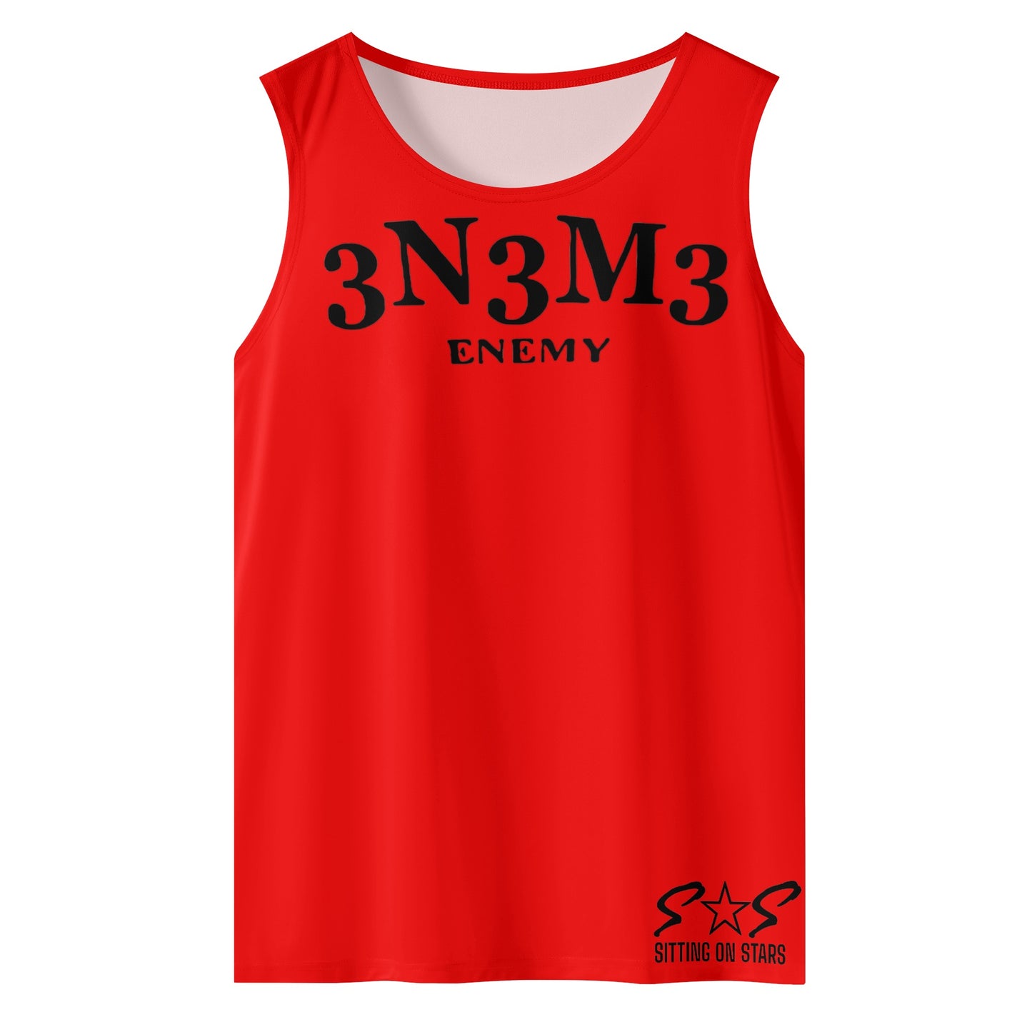 3.N.3.M.3 Enemy Mens Vest Shirt