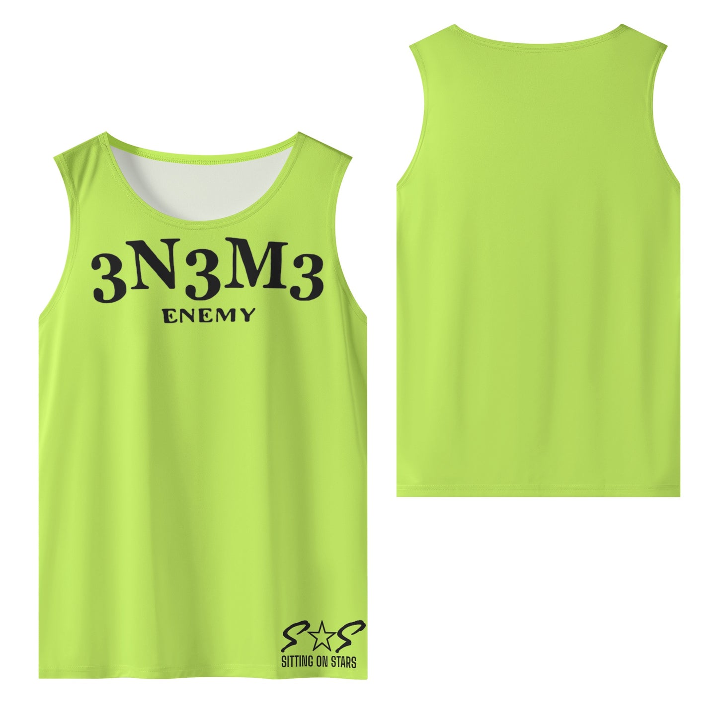 3.N.3.M.3 Enemy Mens Vest Shirt