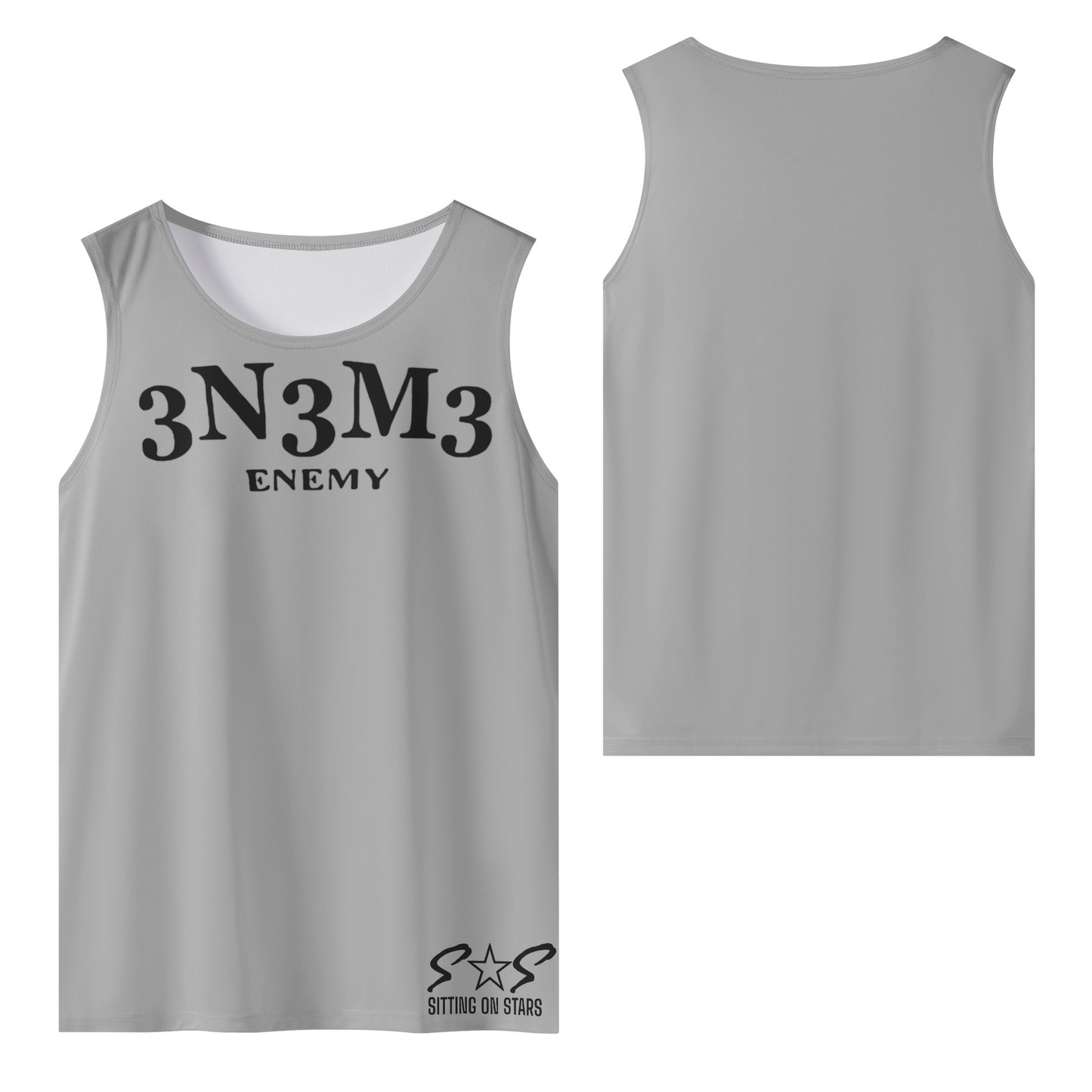 3.N.3.M.3 Enemy Mens Vest Shirt